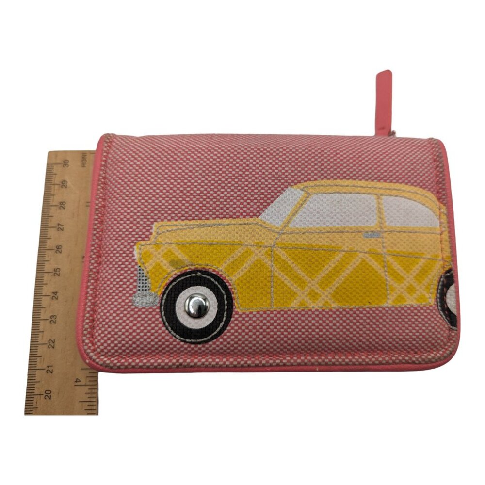 Vera Bradley RFID Beach Vintage Car Wallet Cuban Stamp Lining Bifold - Picture 9 of 12